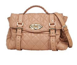 Quilted Alexa, Leather, Brown, MIT, S, 2*